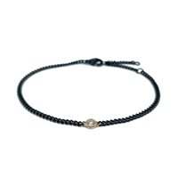 Bracciale Breda Gioielli in Acciaio Diamante 0.10 Ct B13-07NRW ACC-ORO - B13-07NRW ACC-ORO